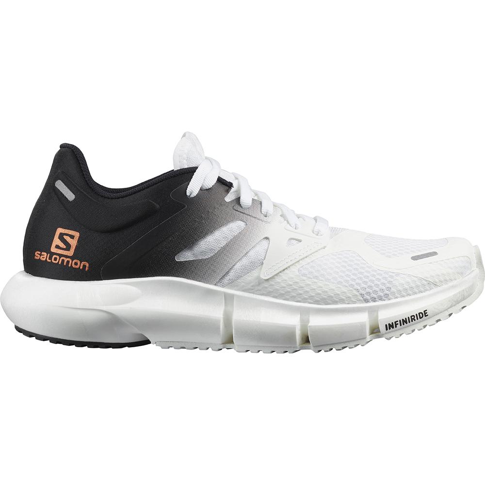 SALOMON UK PREDICT 2 W - Womens Road Running Shoes White/Black,QTUY85271
